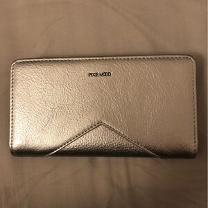 Pixie Mood Metallic Silver Wallet